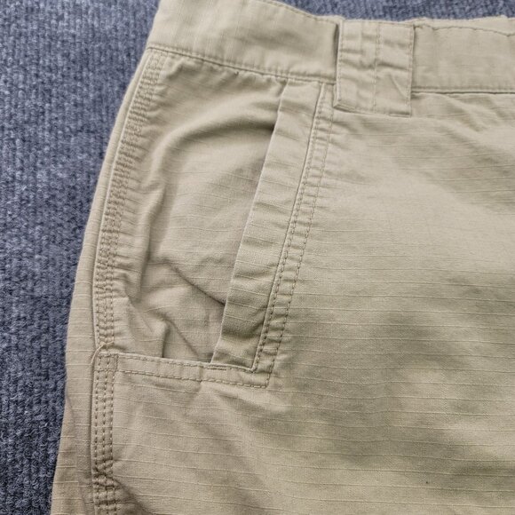 CE Schmidt Workwear Cargo Shorts Mens 40 Beige Ripstop Hiking Outdoor Barn - Picture 2 of 7